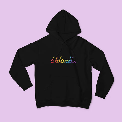 ZShowTime unisex kapucnis pulcsi - Áldassék Pride Edition